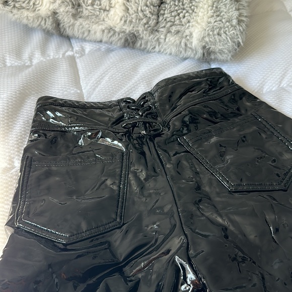 Fashion Nova LEATHER SHORTS - Picture 5 of 5